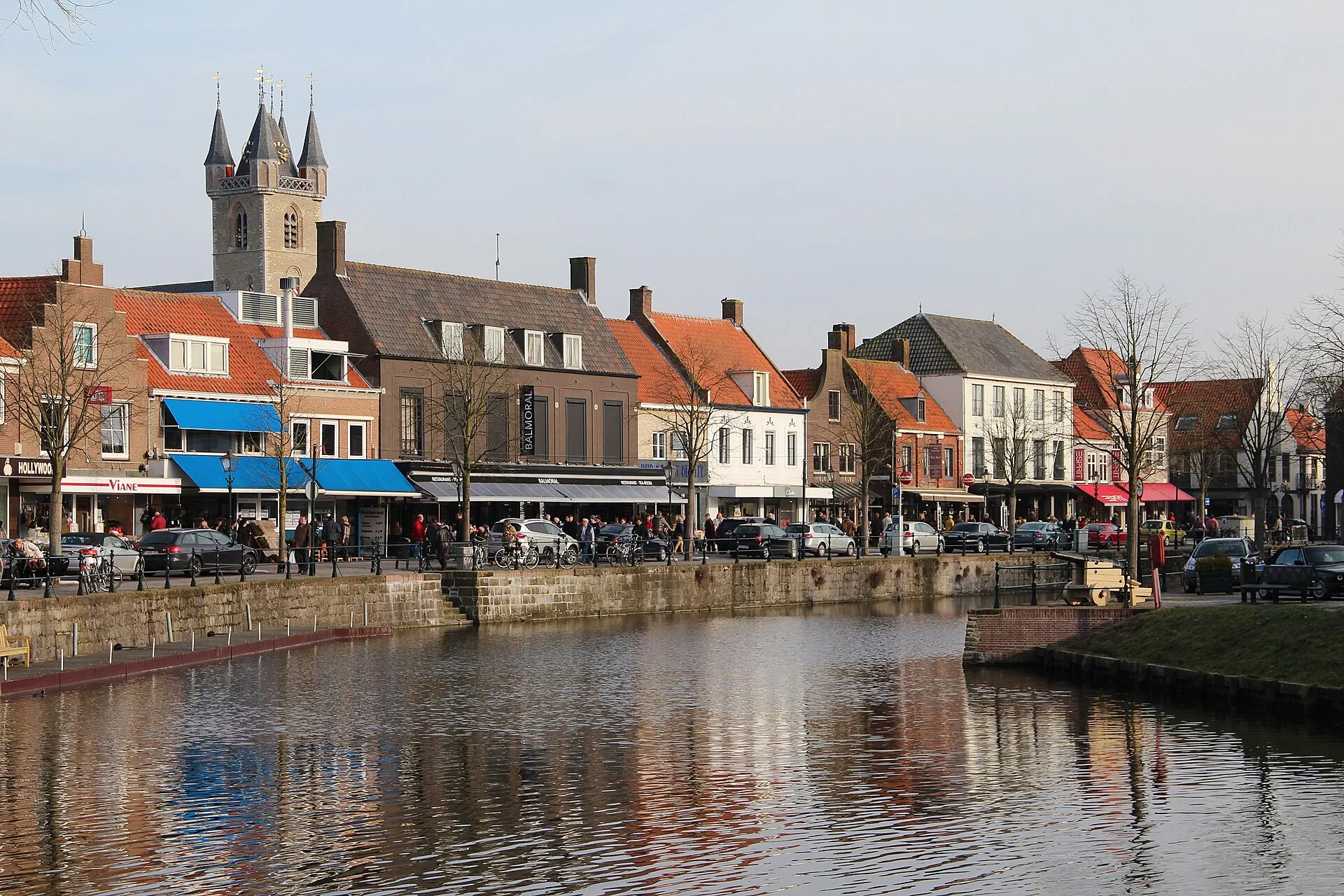 Landschap bij Sluis